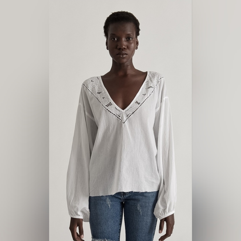 One Teaspoon Boho Hand Cut Blouse